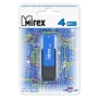 Флеш-накопитель USB  4GB  Mirex  CITY  синий  (ecopack)