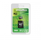 Карта памяти MicroSD  2GB  OltraMax + SD адаптер