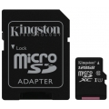 MicroSD 128Gb  Kingston Class10 UHS-I + SD адаптером