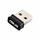 Адаптер ASUS, беспроводной, USB-N10 NANO, Wi-Fi адаптер, 802.11n, USB 2.0, 150 Mb/b