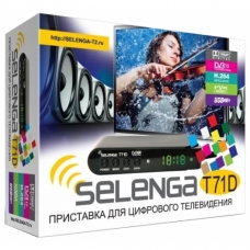 ТВ Приставка DVB-T2 SELENGA Т71D