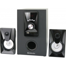 Активная система DEFENDER 2.1 X100, черный, 10W Bluetooth, FM/MP3/SD/USB