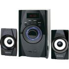 Активная система DEFENDER 2.1 X200, черный, 20W Bluetooth, FM/MP3/SD/USB. Беспроводной пульт ДУ
