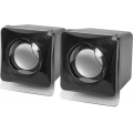 Активная система DEFENDER 2.0 SPK-35, USB, черная.