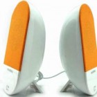 Мини-колонки ENZATEC SP304OG, USB, оранжевые. Настольные. Мощность: 5 Вт. (1/20)