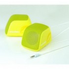 Мини-колонки ENZATEC SP308GR, зелёные, USB (1/20)