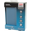 Внешний HDD Toshiba  500 GB Stor.e Canvio Alu 3S голубой 2.5", USB 3.0