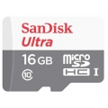 Карта памяти SanDisk Ultra microSDHC Class 10 UHS-I 48MB/s 16GB без адаптера