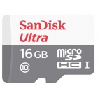 Карта памяти 16 ГБ SanDisk Ultra microSDHC Class 10 UHS-I 48MB/s с адаптером