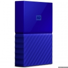 Внешний жесткий диск HDD  WD  4 TB  My Passport синий, 2.5", USB 3.0