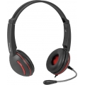 Гарнитура DEFENDER Aura 115, чёрная. Накладные, закрытого типа. Разъём: 2 x 3.5 mm стерео. Диапазон частот наушники: 20-20000 Гц., микрофон: 20-16000 Гц. Сопротивление; наушник: 32 Ом, микрофон: 2.2 Ом. Регулятор громкости. Длина провода: 2 м. (1/20)