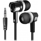 Наушники DEFENDER Basic 609, чёрные/белые. Вакуумные. Диапазон частот: 15-20000 Гц. Сопротивление: 32 Ом. Разъём: 3.5 mm. Длина провода: 1.1 м. (1/160)