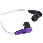 Наушники DEFENDER Trendy MPH-705, сиреневые/чёрные, вакуумные, шнур 1.1 м