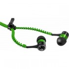 Гарнитура DEFENDER ZigZag, зелёная, вкладыши, шнур 1.1 м