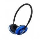 Наушники ENZATEC HS703BL, синие, вертикальные, шнур 1.2 м