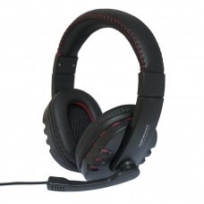 Гарнитура Nakatomi HS-T50MV, со стереонаушниками и регулятором громкости (1/24)