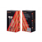 Стерео-гарнитура OXION HS211WHG, белая/золото, вкладыши, шнур 1.2 м