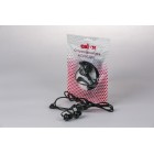 Стерео-гарнитура OXION HS2003, чёрная, внутриканальная, шнур 1.3 м