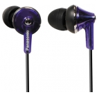 Наушники PANASONIC RP-HJE190E-V, фиолетовые. Вакуумные. Частотный диапазон: 6 Гц -24 кГц. Сопротивление: 16 Ом. Длина провода: 1.2 м. (1/10)