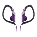 Наушники клипсы PANASONIC RP-HS34E-V, фиолетовые, водонепроницаемые