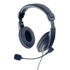 Гарнитура PERFEO SQUAD, чёрная. Полноразмерная. (1/40)