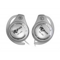 Наушники RITMIX RH-300, серебро, клипсы, шнур 0.80 м