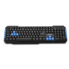 Клавиатура OXION OKB009BK, USB, чёрная. Количество кнопок: 104 + 10 мультимедийных