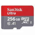 Карта памяти 256Gb MicroSD SanDisk Ultra Class 10 + adapter
