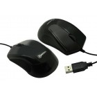 Мышь OXION OMS012BK, чёрная, USB (1/50)