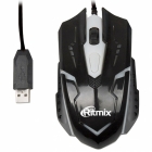 Мышь проводная RITMIX ROM-311 чёрная, USB.