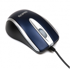 Мышь DIALOG Pointer Optical MOP-14SU, серебро/синяя, USB, проводная, 3 кн., + колесо прокрутки (1/20)