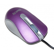 Мышь DIALOG Pointer Optical MOP-18SU, сиреневая/серебро, USB, проводная, 3 кн., + колесо прокрутки (1/20)