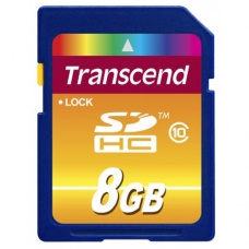 Карта памяти SDHC  8GB  Transcend Class 10