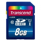 Карта памяти SDHC 8GB Transcend Class 10 UHS-I 300X