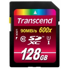 Карта памяти SDXC 128 Гб Transcend Class 10 UHS-I 600x
