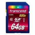 Карта памяти SDXC 64GB Transcend Class 10 UHS-I 600x