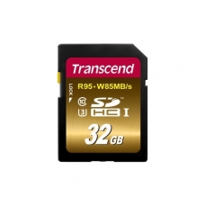 Карта памяти SDHC 32GB  Transcend Class 10 UHS-I U3 (95/85 Mb/s)