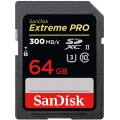 SDXC 64GB  SanDisk Class 10 Extreme Pro UHS-II 300MB/s