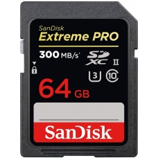 Карта памяти SDXC 64GB SanDisk (SDSDXPK-064G-GN4IN) Class 10 Extreme Pro UHS-II 300MB/s