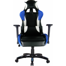 Novelty RGC-8087 - компьютерное игровое кресло (Black/White/Blue)