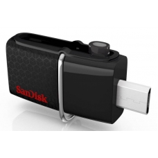 Флешка USB 3.0 128 Гб Sandisk Android Dual Drive OTG чёрный 