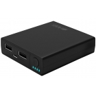 ЗУ HIPER RP8500 Li-Ion, 8500mAh, 2.1A+1A, черный, 2xUSB