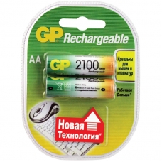Пальчиковые аккумуляторы GP R6 (2100 mAh), 2 шт. в блистере