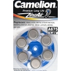 Элемент питания CAMELION ZA 675  BL6 (для слуховых аппаратов) (6/60/3000)