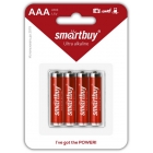 Батарейки AAA (мизинчиковые) SMARTBUY LR03 BL4 (48/480)
