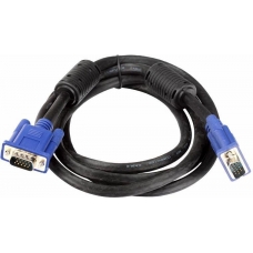 Кабель AOPEN монитор-SVGA card (ACG341AD-1.8M), 2 фильтра, 1.8 метра