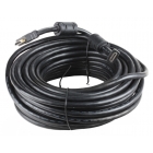 Кабель AOPEN HDMI 19M/M+2 фильтра 1.4V+3D/Ethernet, позолоченные контакты, 15 метров
