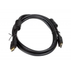 Кабель AOPEN HDMI 19M/M+2 фильтра 1.4V+3D/Ethernet, позолоченные контакты, 3 м. (1/40)