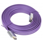 Кабель AOPEN HDMI 19M/M 1.4V+3D/Ethernet, фиолетовый, 3 метра (ACG545A-P-3M)