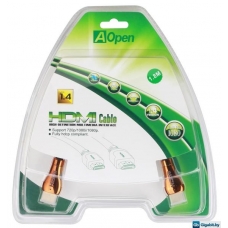 Кабель HDMI 1.8 метра Aopen (ACG572LB-1.8M), с зеленым светодиодом